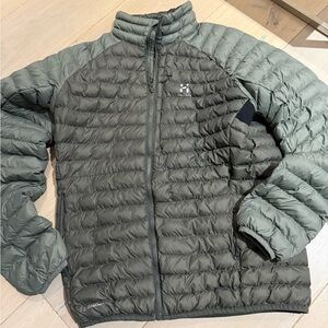 Haglöfs Men's Olive Puffer Jacket